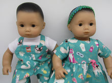Load image into Gallery viewer, Bitty Baby 15" Twins Matching Outfits