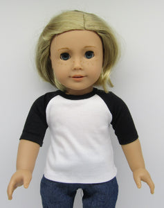 18" Doll Ragland T-Shirt in 4 Colors