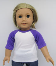 Load image into Gallery viewer, 18&quot; Doll Ragland T-Shirt in 4 Colors
