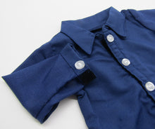 Load image into Gallery viewer, 18&quot; Doll Dress Shirt:  Navy Blue
