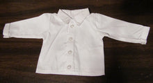 Load image into Gallery viewer, White Dress Shirt & Pink Tie 18 inch Doll