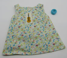 Load image into Gallery viewer, 18&quot; Doll Hand Embroidered Dress: Violin
