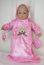 Load image into Gallery viewer, 15&quot; Bitty Baby Bear Bunting Snowsuit
