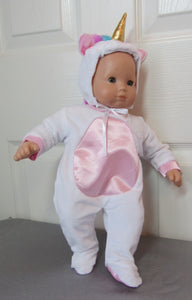 15" Bitty Baby Unicorn Costume