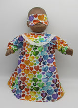 Load image into Gallery viewer, 15&quot; Bitty Baby  Nightgown: Rainbow Hearts
