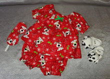Load image into Gallery viewer, 18&quot; Doll Pajamas 3 Pc: Christmas Puppy-Print
