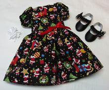 Load image into Gallery viewer, 14&quot; Wellie Wisher Doll Santa Christmas Dress
