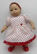 Load image into Gallery viewer, 15&quot; Bitty Baby Tiny Heart Dress
