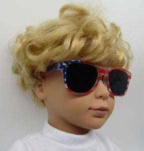 18" Doll American Flag Sunglasses
