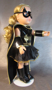 18" Doll Batgirl 5 Pc Costume