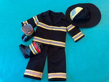 Load image into Gallery viewer, 18&quot; Doll Firefighter 4 Pc  Outfit
