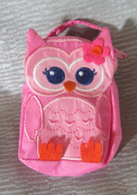 Load image into Gallery viewer, 18&quot; Doll Owl Lunch Bag
