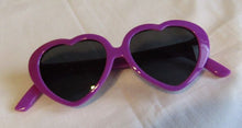 Load image into Gallery viewer, 18&quot; Doll Heart-Shaped Sunglasses: Purple
