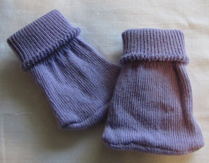 18" & 15" Doll Fold-over Socks: Light Purple