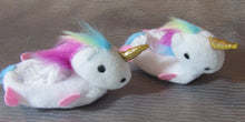 Load image into Gallery viewer, 18&quot; &amp; 15&quot; Doll Unicorn Slippers
