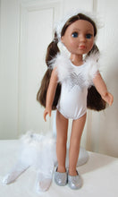 Load image into Gallery viewer, 14&quot; Wellie Wisher Doll Butterfly Dance/Ice Skating 3 Pc Outfit: White
