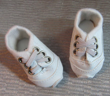 Load image into Gallery viewer, 14&quot; Wellie Wisher Doll  No-Tie Tennis Shoes: White
