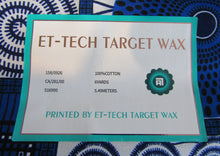 Load image into Gallery viewer, Authentic African 2 Pc Block Print 18&quot; Doll Dress: Royal Blue
