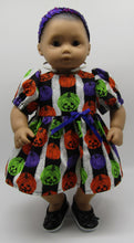 Load image into Gallery viewer, Bitty Baby 15 inch Doll Jack-O-Lantern Dress
