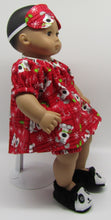 Load image into Gallery viewer, Bitty Baby 15 inch Doll 3 Pc Pajamas: Christmas Puppies
