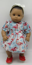 Load image into Gallery viewer, Bitty Baby 15 inch Doll Flamingo w Santa Hats Dress
