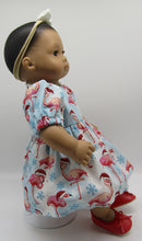 Load image into Gallery viewer, Bitty Baby 15 inch Doll Flamingo w Santa Hats Dress
