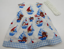 Load image into Gallery viewer, 15&quot; Bitty Baby Sailboat Sundress
