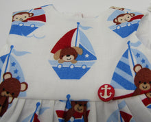 Load image into Gallery viewer, 15&quot; Bitty Baby Sailboat Sundress
