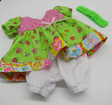 Load image into Gallery viewer, Bitty Baby 15 inch Doll Bright Seersucker 3 Pc Outfit
