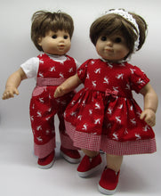 Load image into Gallery viewer, Bitty Baby 15" Twins Matching Outfits Moose
