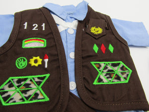 Brownie Scout Uniform w Skirt