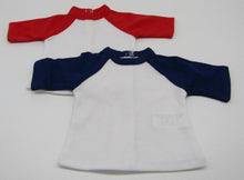 Load image into Gallery viewer, 2 Pack Ragland T-Shirt 18 inch Doll: Blue and Red
