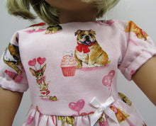 Load image into Gallery viewer, Valentine Puppy Dress: Pink
