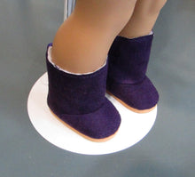 Load image into Gallery viewer, Suede Boots 18 inch Doll: Purple
