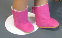 Load image into Gallery viewer, Suede Boots 18 inch Doll: Hot Pink
