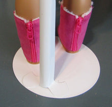 Load image into Gallery viewer, Suede Boots 18 inch Doll: Hot Pink
