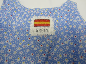 18" Doll Hand Embroidered Dress: Flag of Spain