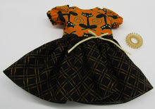 Load image into Gallery viewer, 14" Wellie Wisher Doll Black Cat Dress
