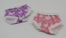 Load image into Gallery viewer, Wellie Wisher 14 inch Doll Underwear Two-Pack: Pink &amp; Purple
