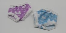 Load image into Gallery viewer, Wellie Wisher 14 inch Doll Underwear Two-Pack: Blue &amp; Purple
