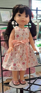 14" Wellie Wisher Doll Sweet Treats Dress