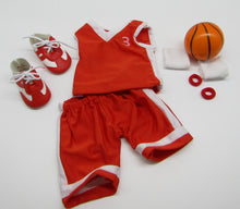 Load image into Gallery viewer, Orange Basketball Outfit
