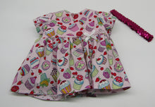 Load image into Gallery viewer, Bitty Baby 15 inch Doll Pink Cupcake Dress
