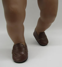 Load image into Gallery viewer, Loafers 18 &amp; 15 inch Doll: Brown
