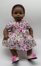 Load image into Gallery viewer, Bitty Baby 15 inch Doll Pink Cupcake Dress
