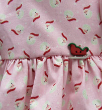 Load image into Gallery viewer, 15&quot; Bitty Baby Christmas  Dress: Santa-Print
