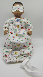 Bitty Baby 15 inch Doll Tie-Bottom Gown: Sporty Animals