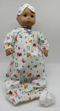 Load image into Gallery viewer, Bitty Baby 15 inch Doll Tie-Bottom Gown: Sporty Animals
