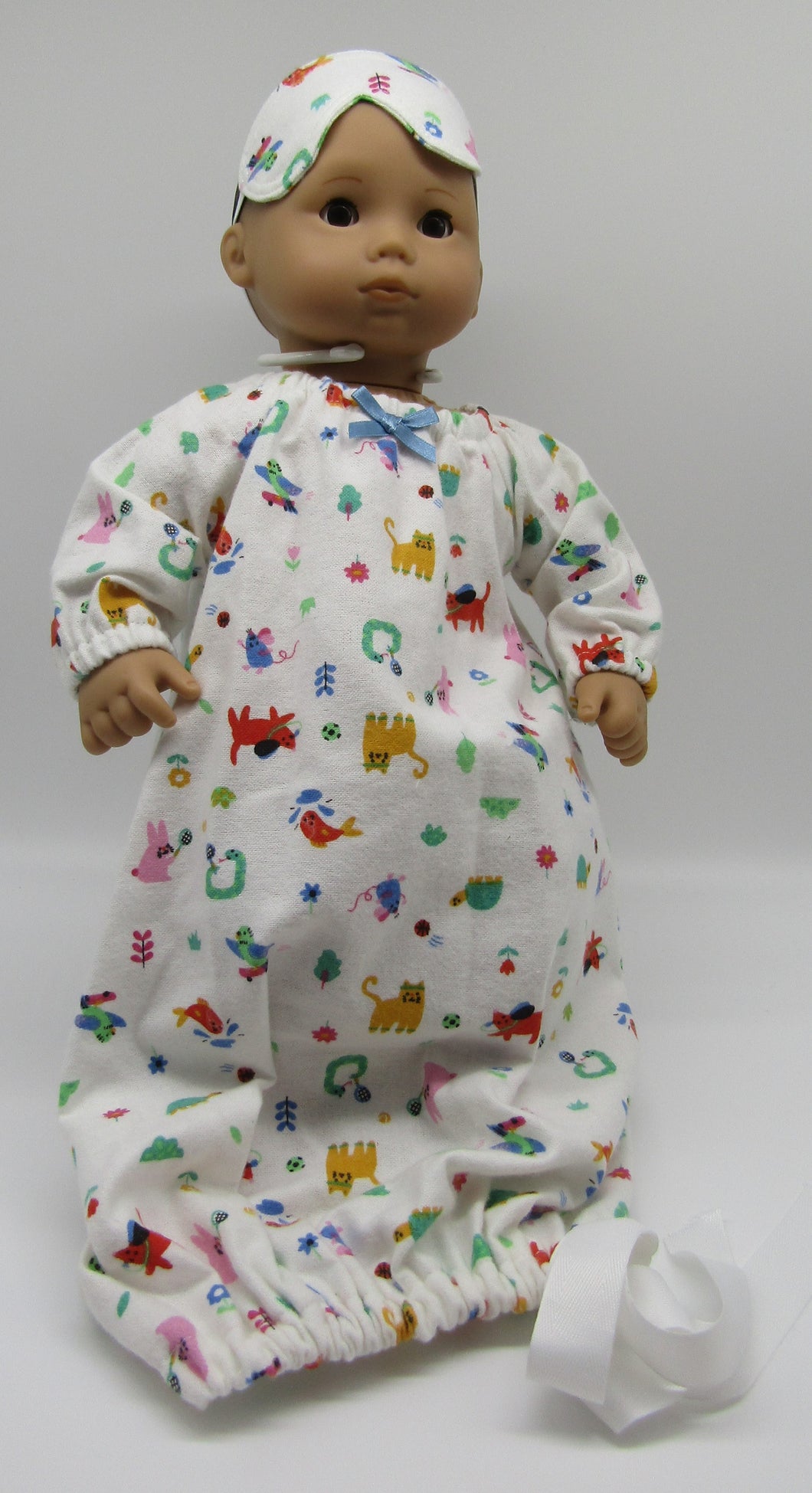 Bitty Baby 15 inch Doll Tie-Bottom Gown: Sporty Animals