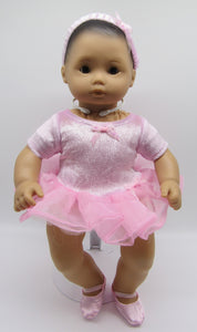 15" Bitty Baby 3 Pc Ballet Outfit: Pink